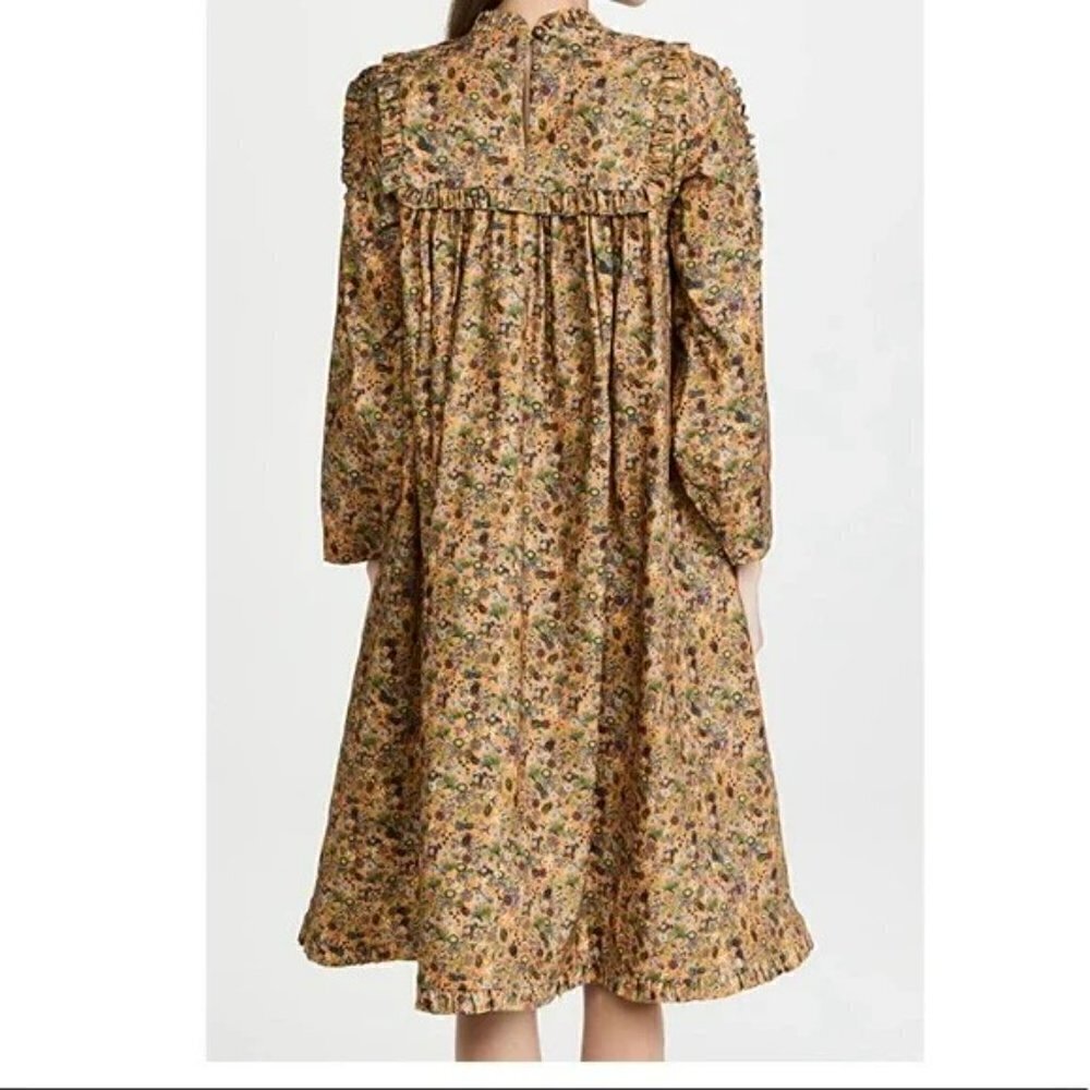 Kika Vargas Hertha Dress in Yellow Floral - Picture 3 of 16